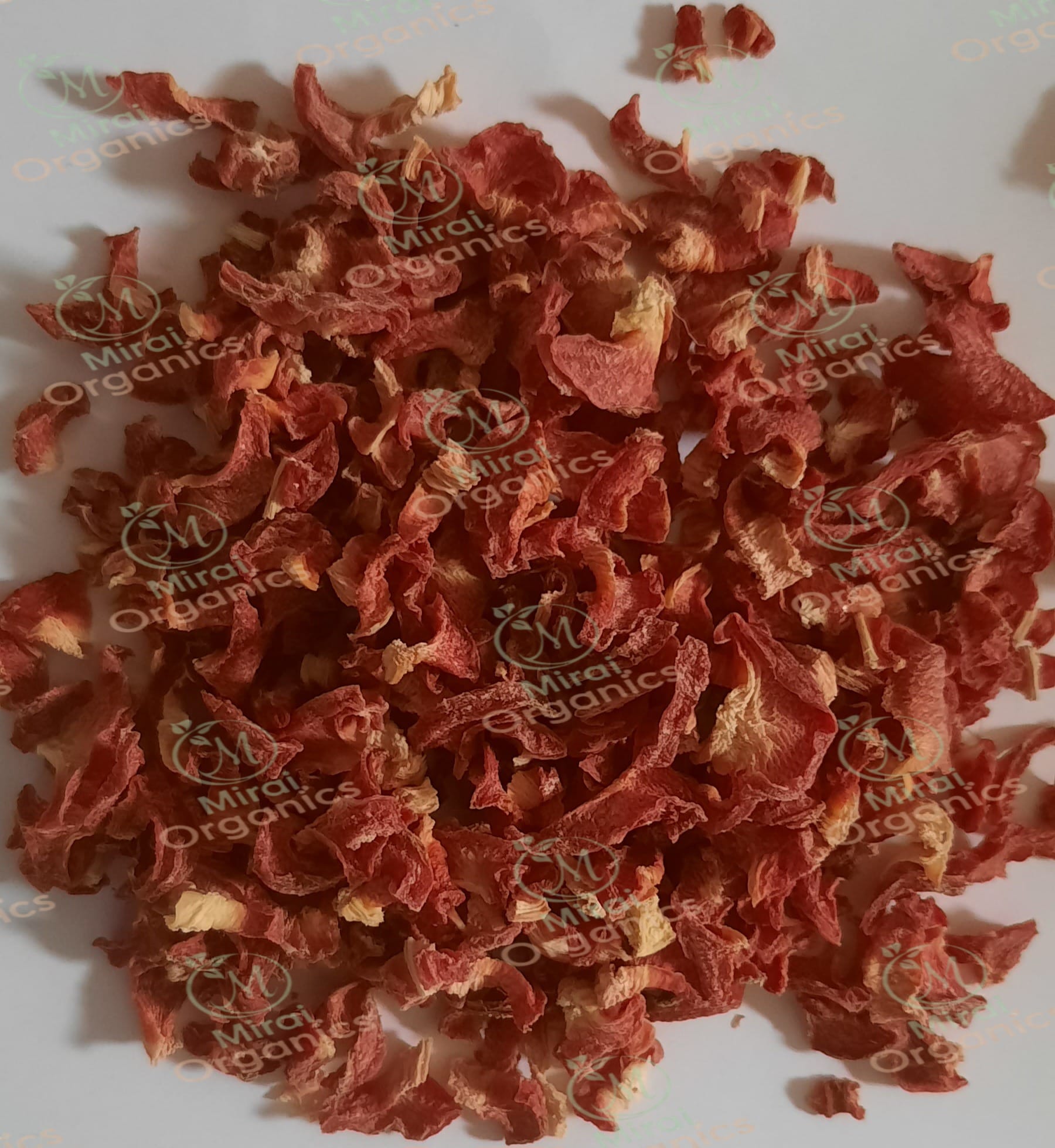Dried Carrot Flakes Red and Black